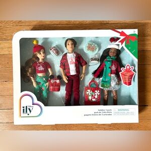 NIB Disney Ily 4EVER  12" Fashion Doll Holiday 3-Pack 3 pack HTF